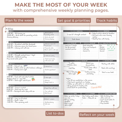 Dated Weekly Planner PRO 2026