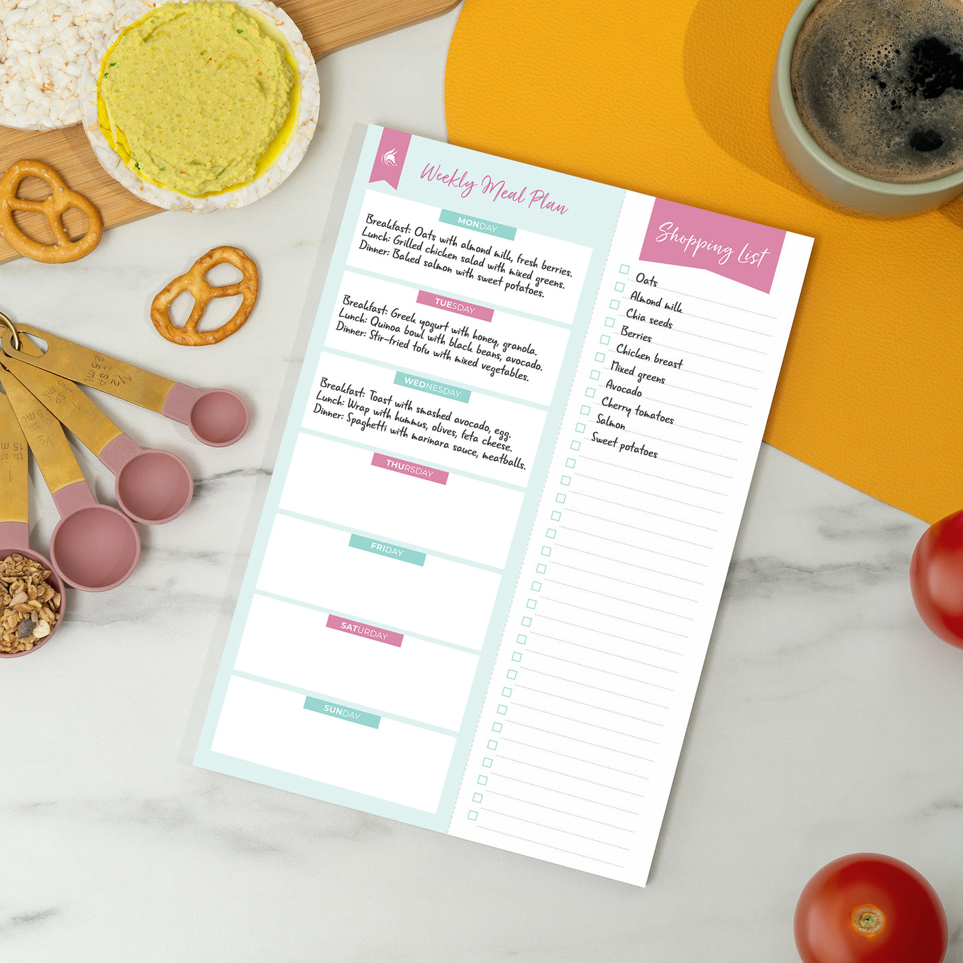 Magnetic Meal Planner