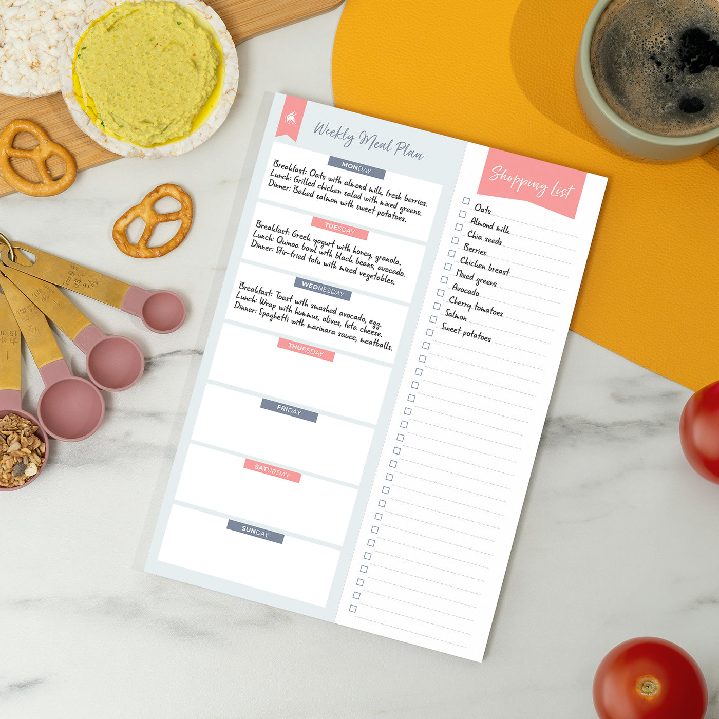 Magnetic Meal Planner