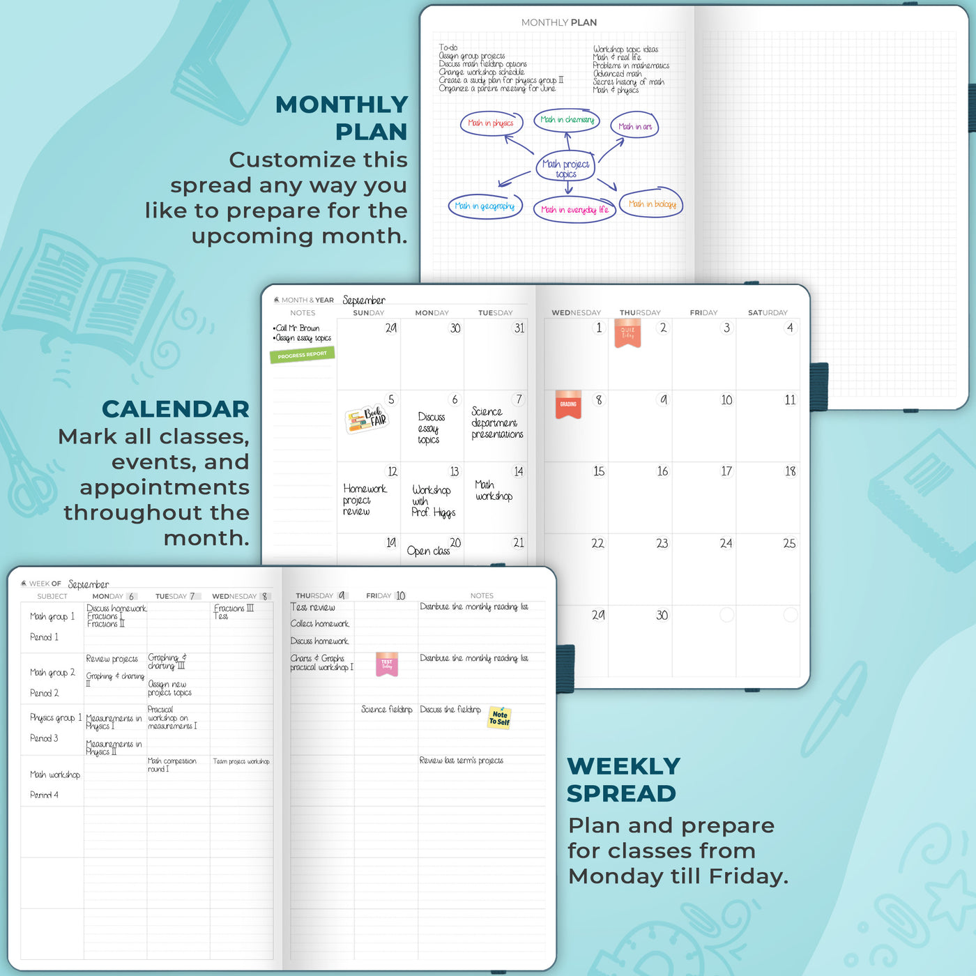 Large Teacher Planner