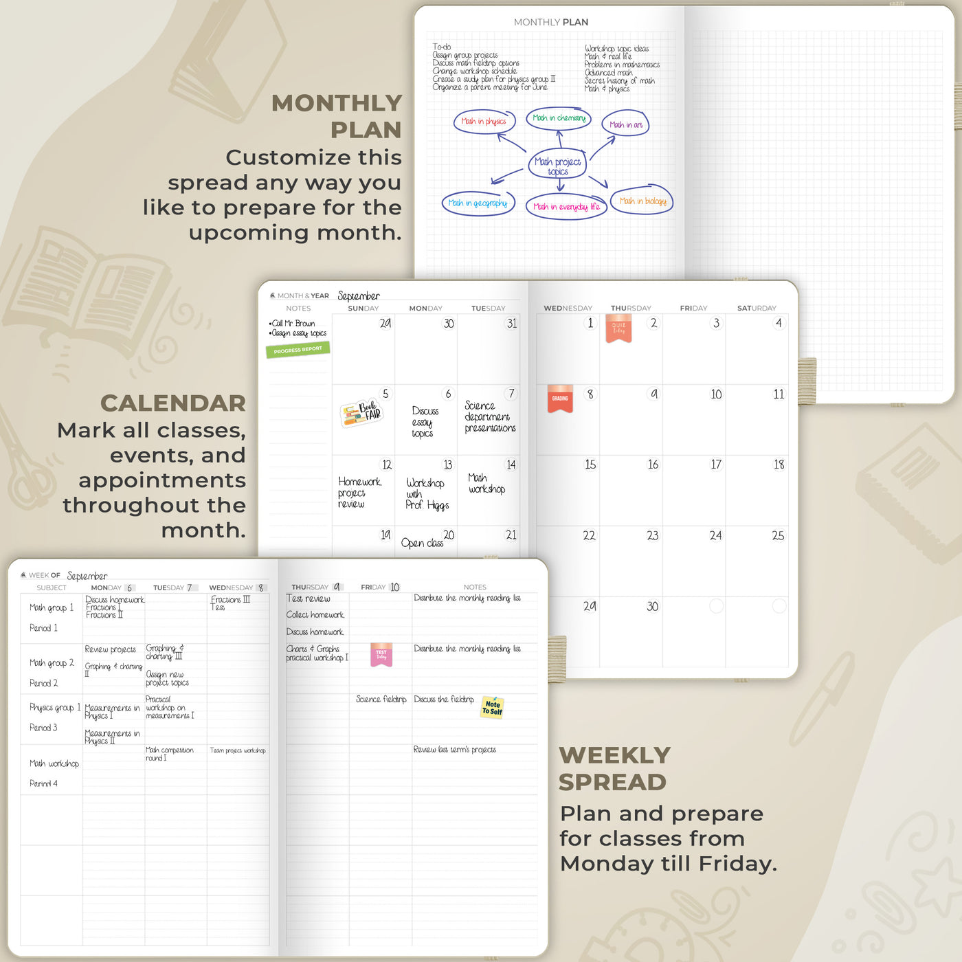 Large Teacher Planner