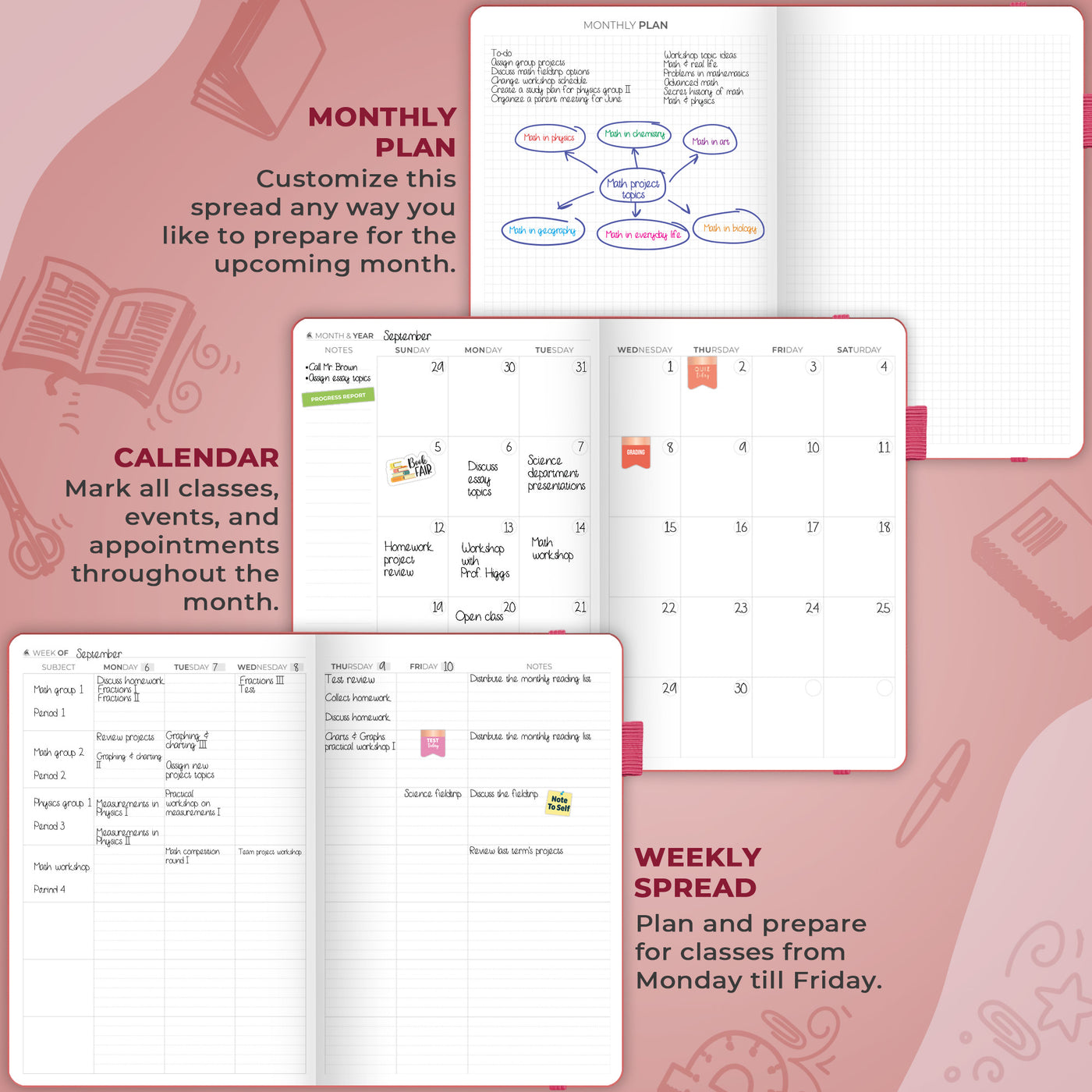 Large Teacher Planner