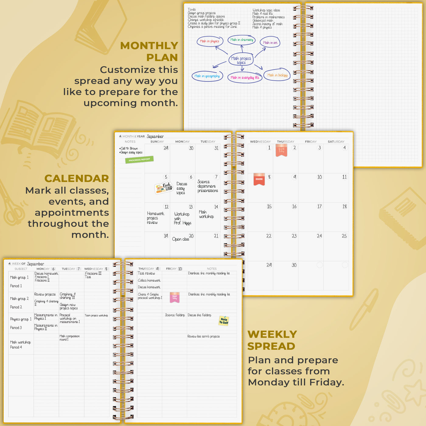 Teacher Planner Spiral