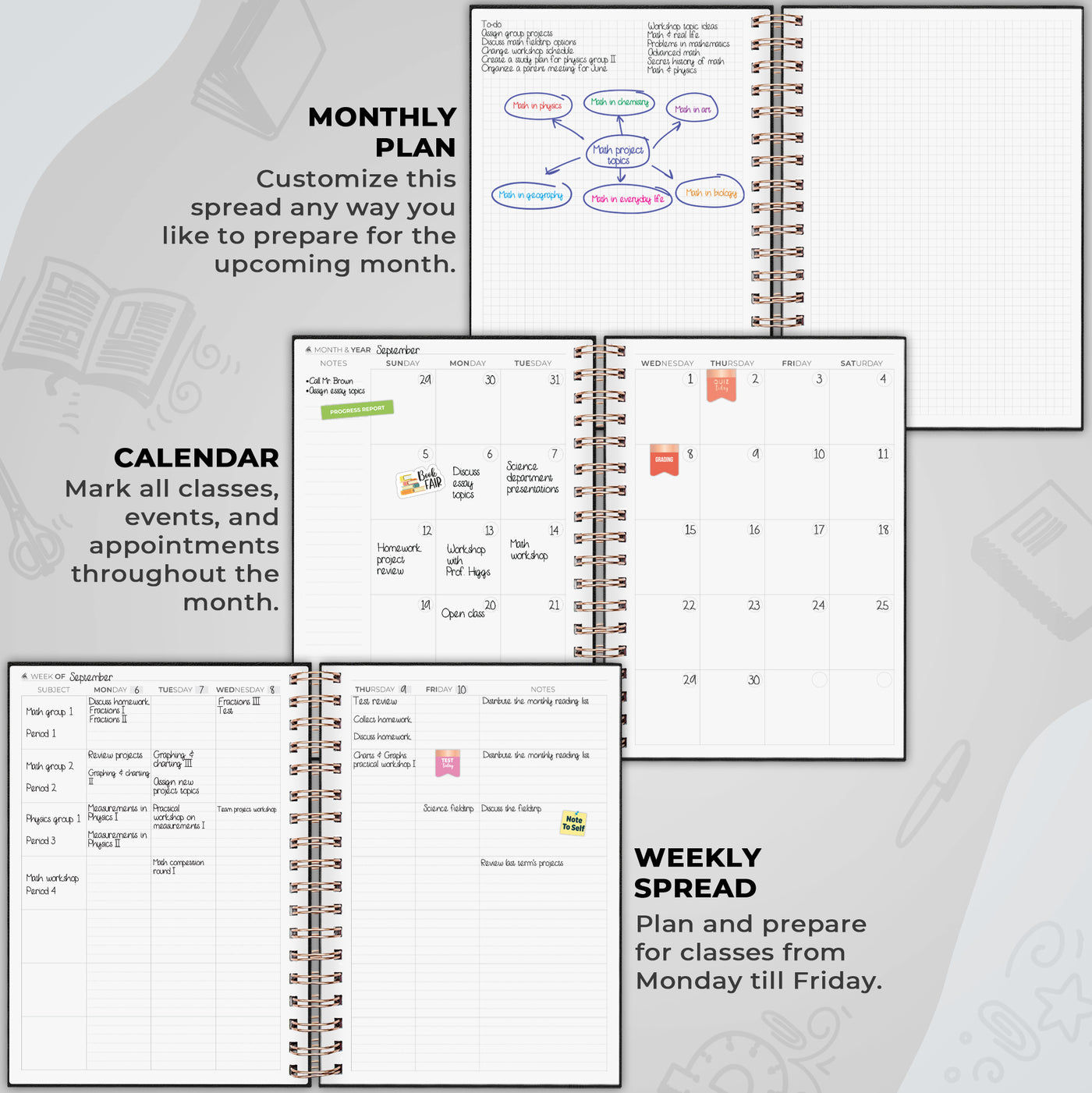 Teacher Planner Spiral