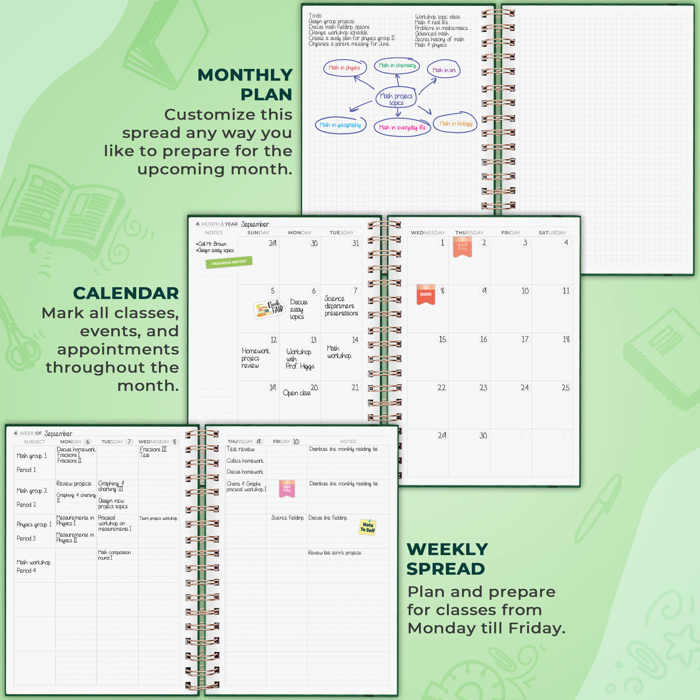 Teacher Planner Spiral