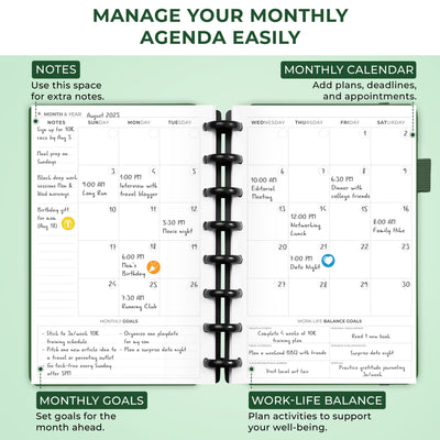 Disc-Bound Weekly Planner