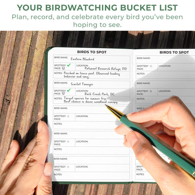 Birder's Journal Pocket – Bird Watcher Log Book