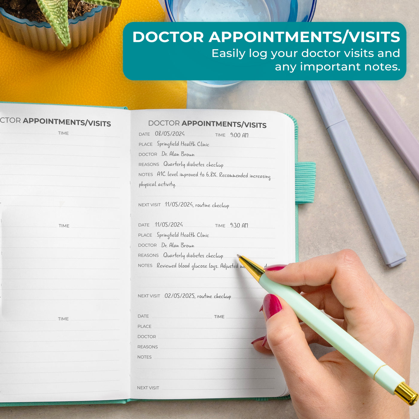 Diabetes Log Book