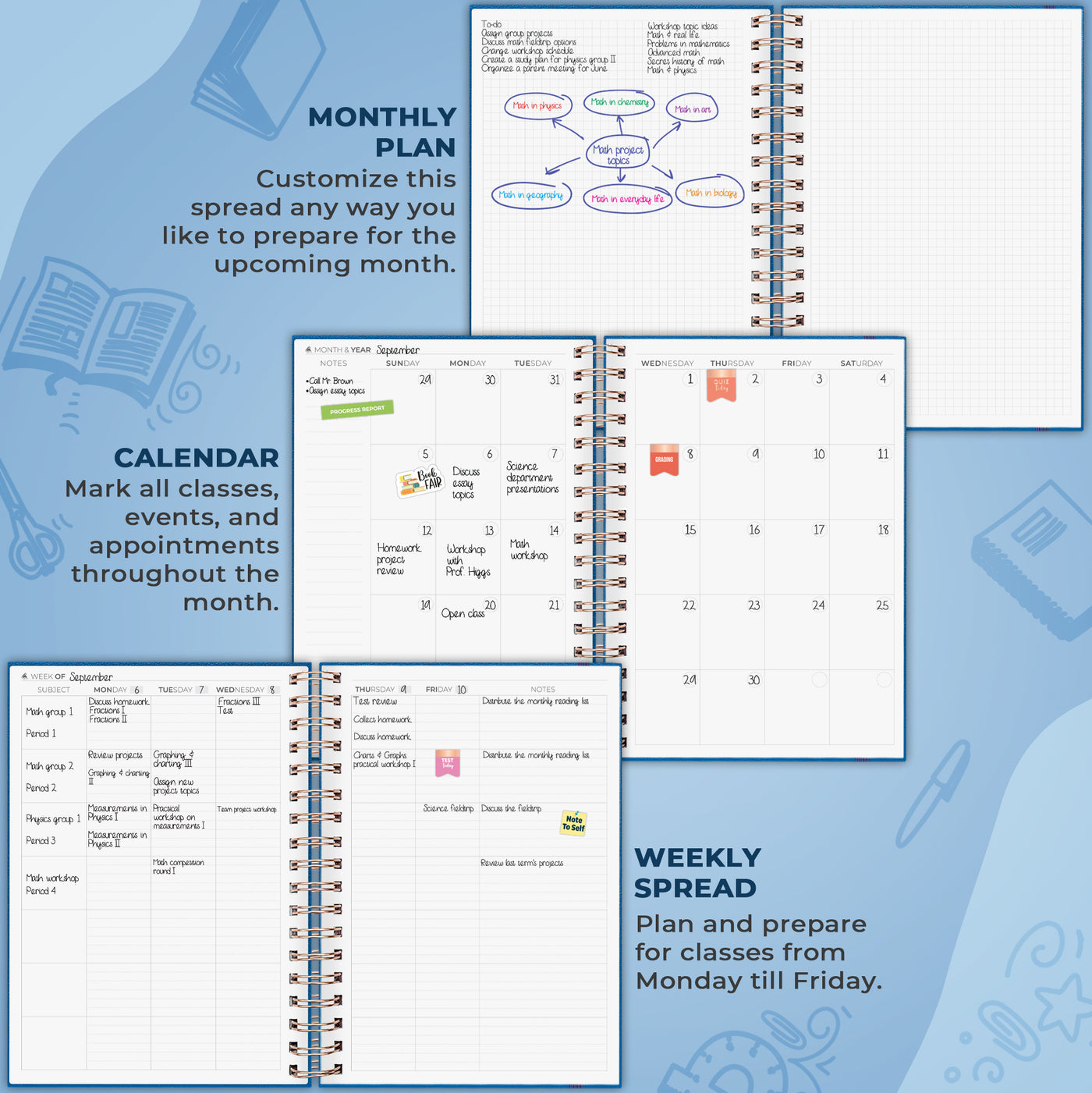 Teacher Planner Spiral