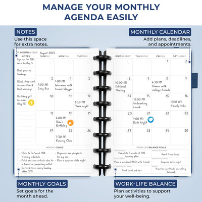 Disc-Bound Weekly Planner