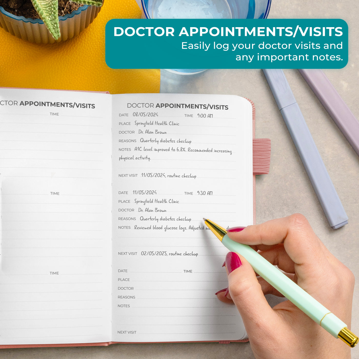 Diabetes Log Book