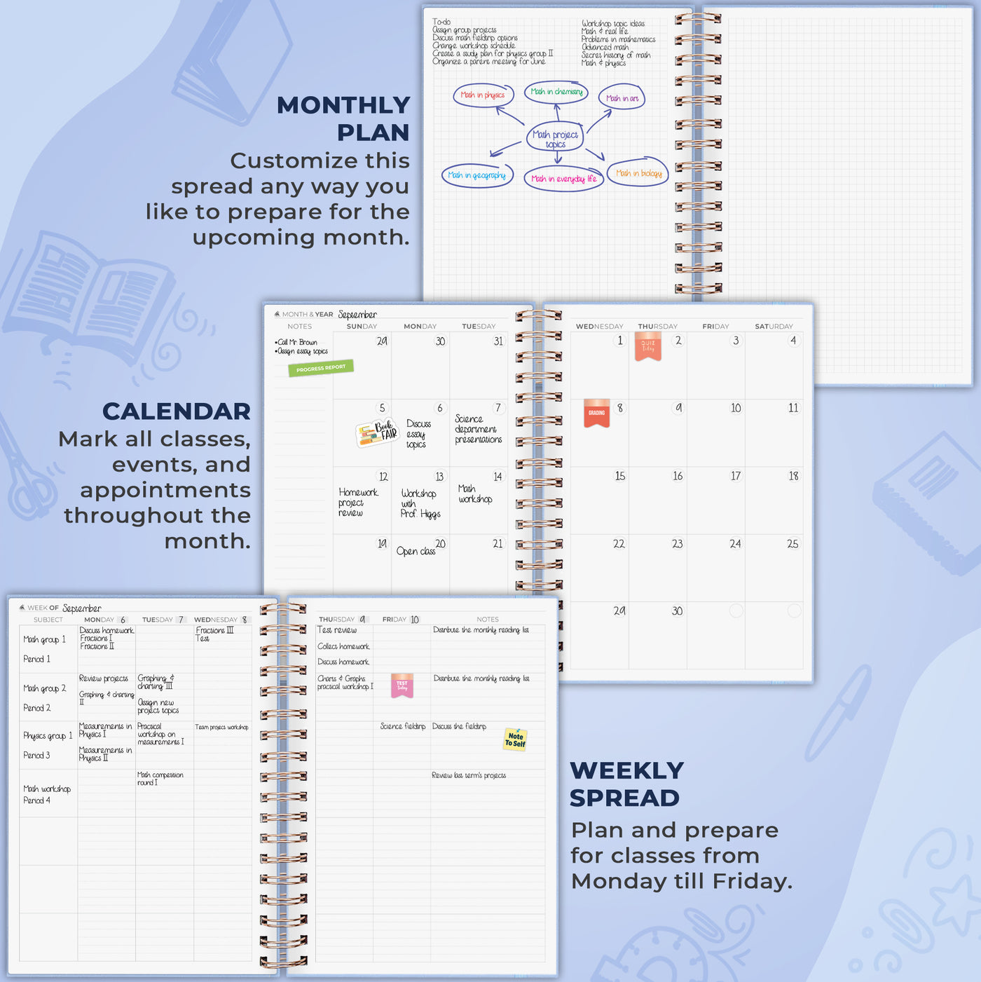 Teacher Planner Spiral