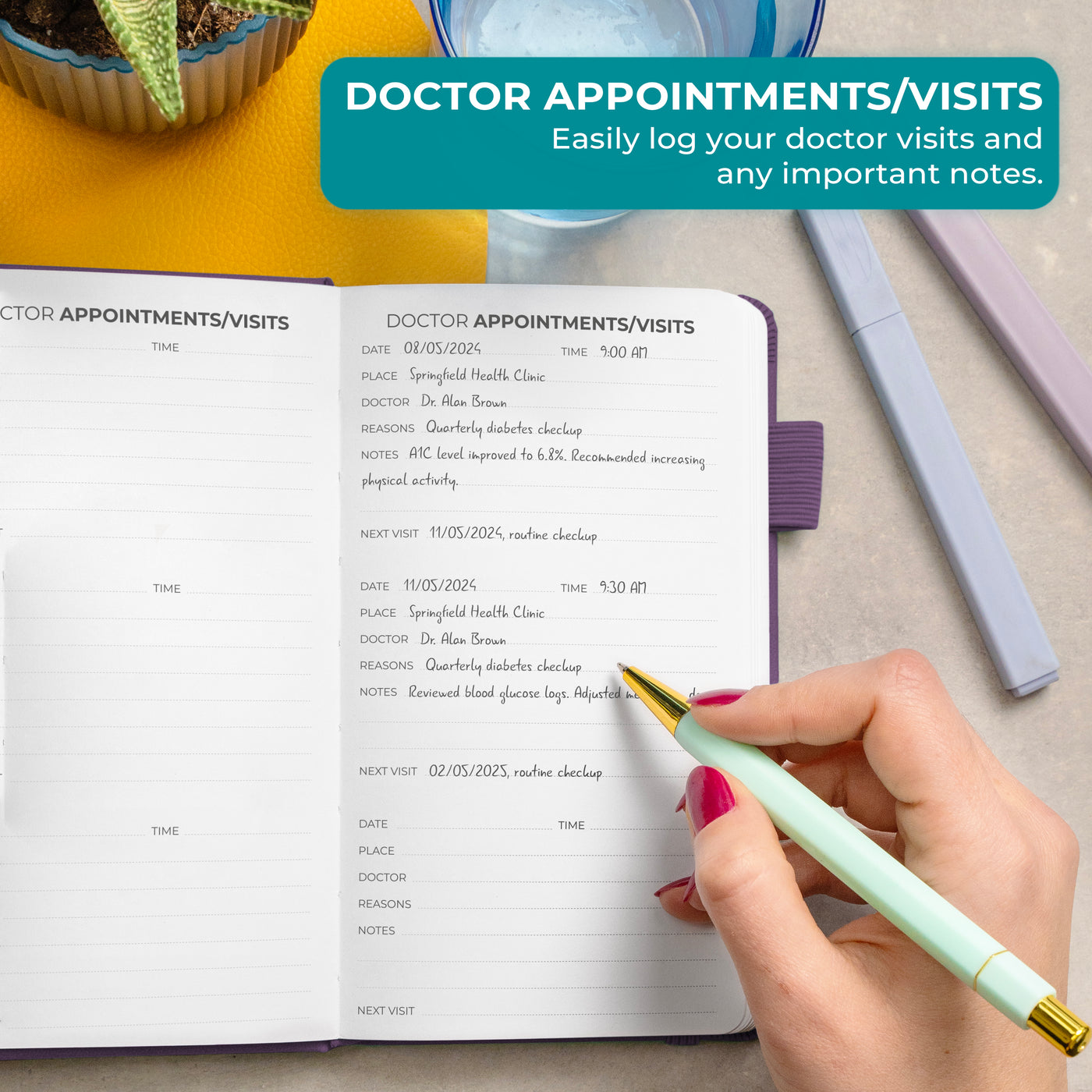 Diabetes Log Book