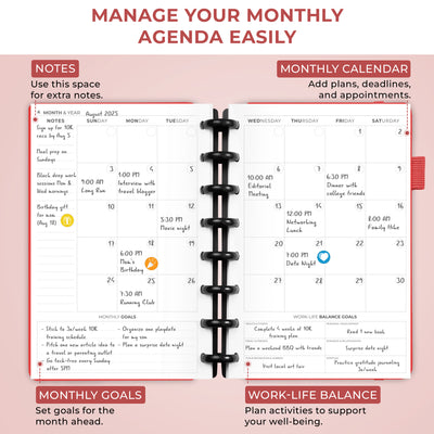 Disc-Bound Weekly Planner