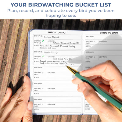 Birder's Journal Pocket – Bird Watcher Log Book