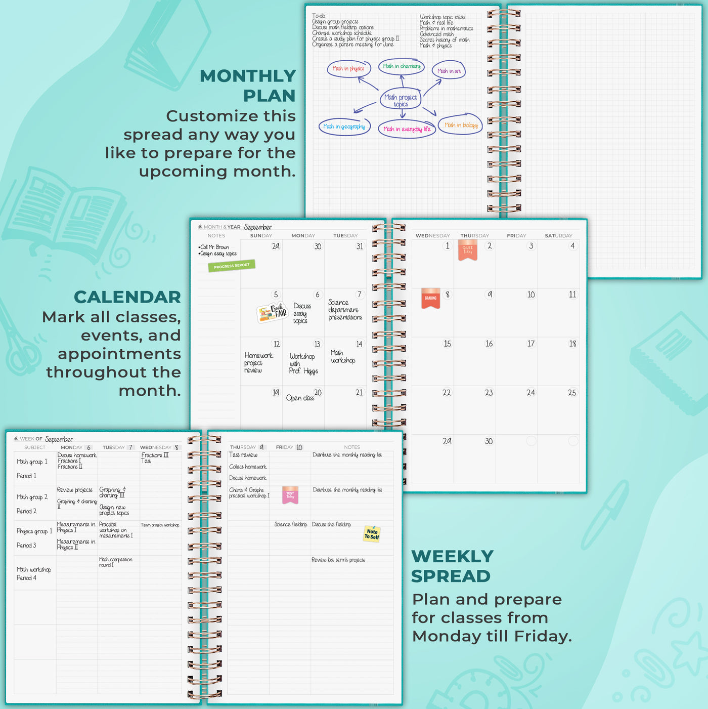 Teacher Planner Spiral