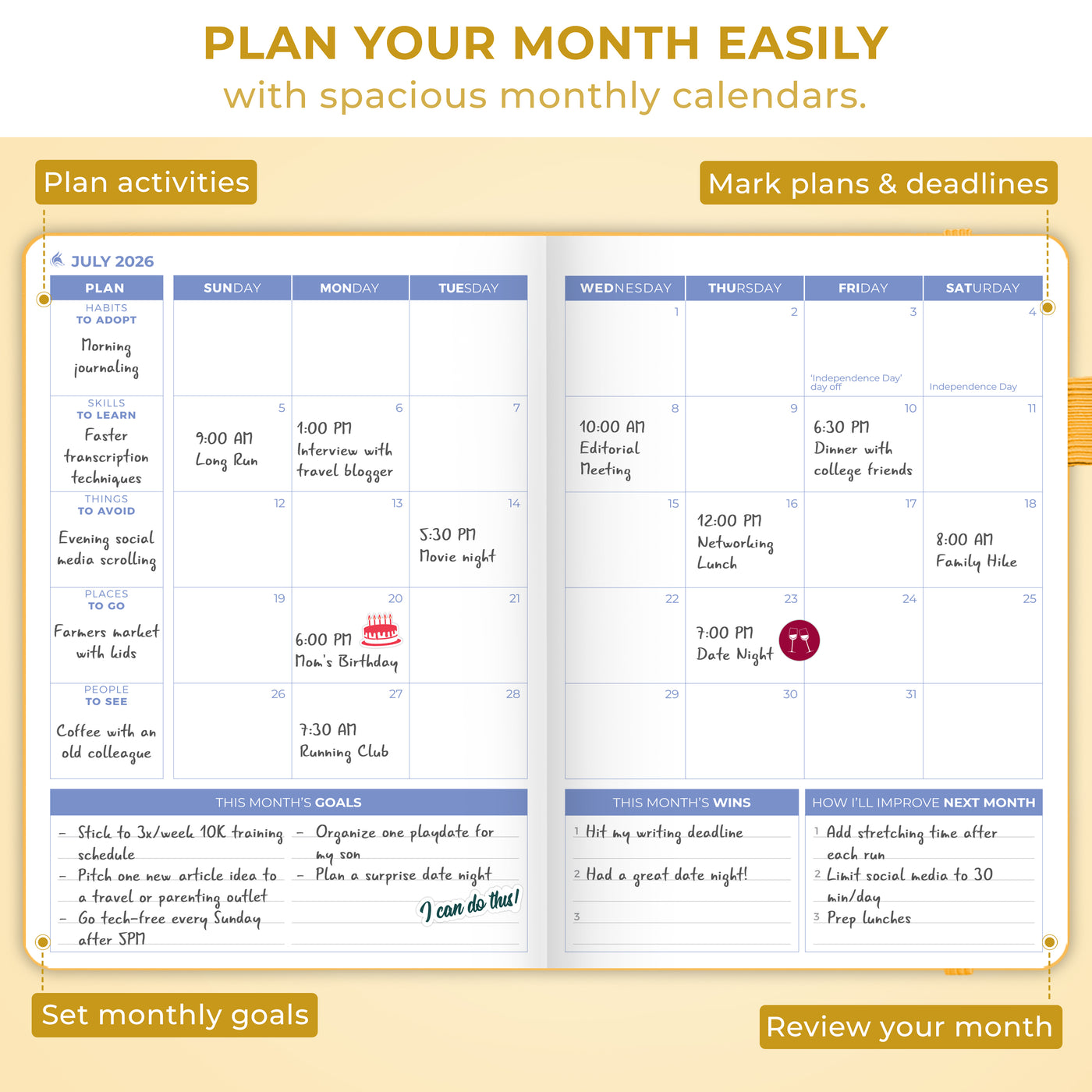 Dated Weekly 2nd Edition (A5) 2026