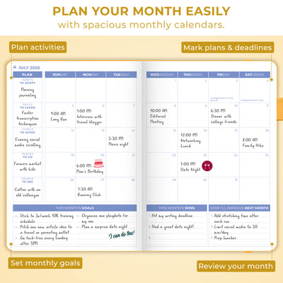 Dated Weekly 2nd Edition (A5) 2026