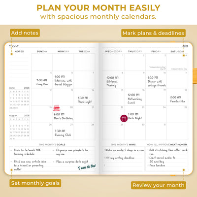 Dated Weekly Planner Premium 2026