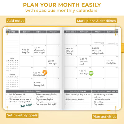 Dated Weekly Planner 2026