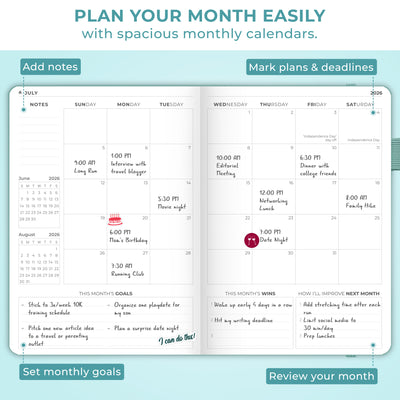 Dated Weekly Planner Premium 2026