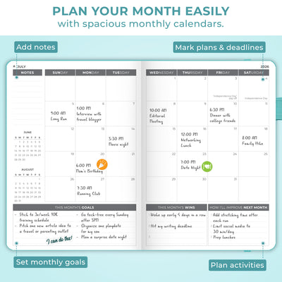 Dated Weekly Planner 2026