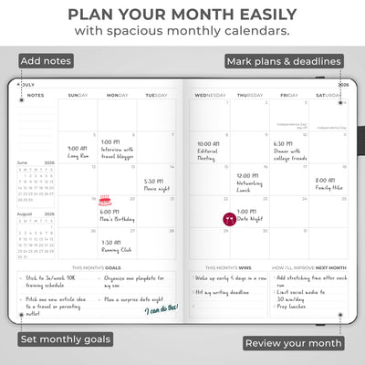 Dated Weekly Planner Premium 2026