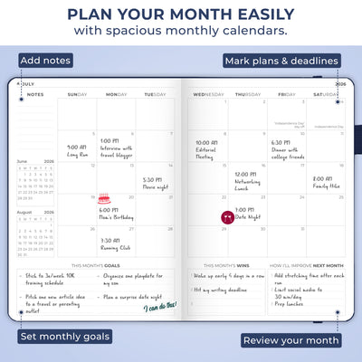 Dated Weekly Planner Premium 2026