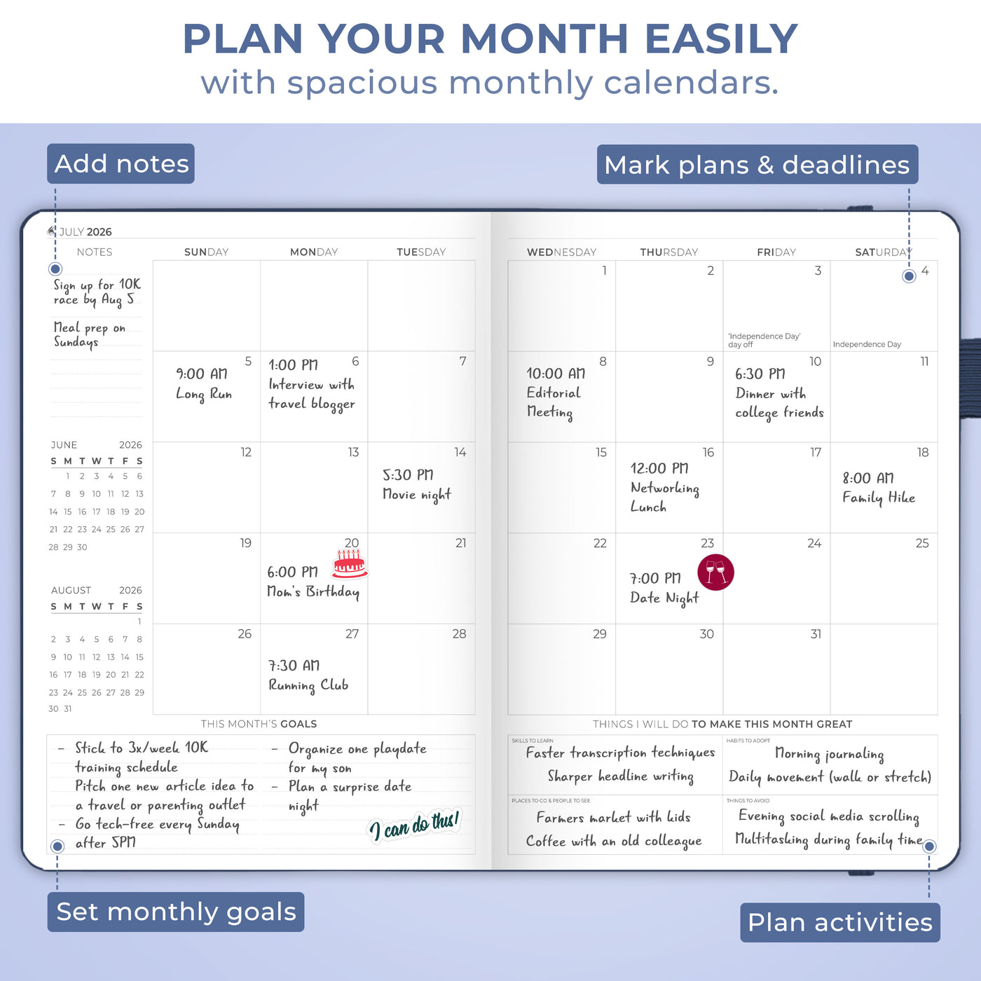 Dated PRO Schedule (A4) 2026