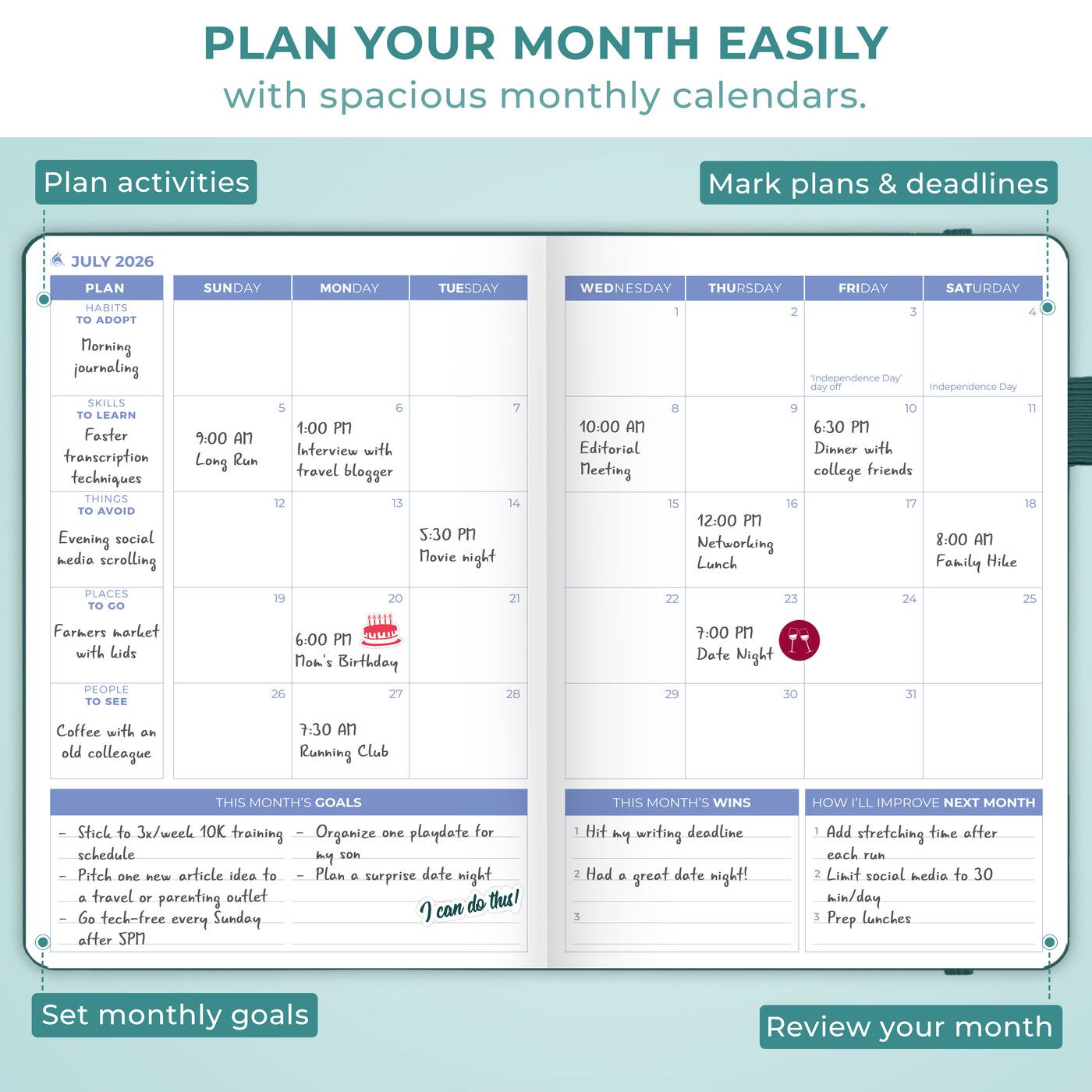 Dated Weekly 2nd Edition (A5) 2026