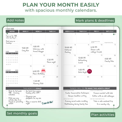 Dated Weekly Planner PRO 2026