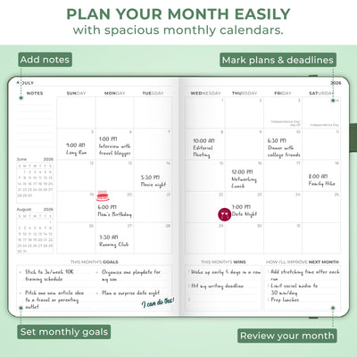 Dated Weekly Planner Premium 2026