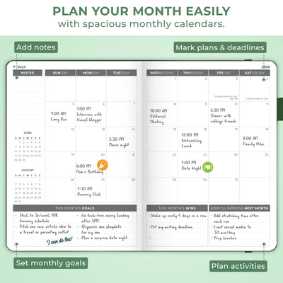 Dated Weekly Planner 2026