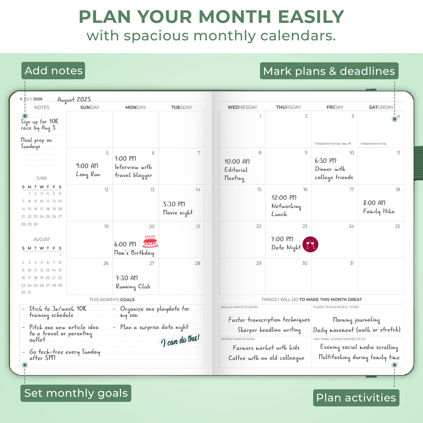 Dated Weekly PRO Premium (A4) 2026