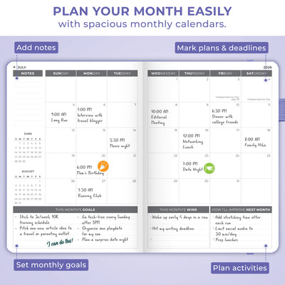 Dated Weekly Planner 2026