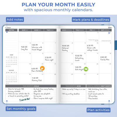 Dated Weekly Planner 2026
