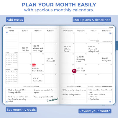 Dated Weekly Planner Premium 2026