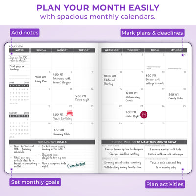 Dated Weekly Planner PRO 2026