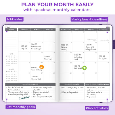 Dated Weekly Planner 2026
