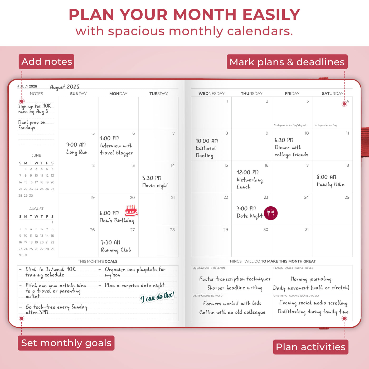 Dated Weekly PRO Premium (A4) 2026