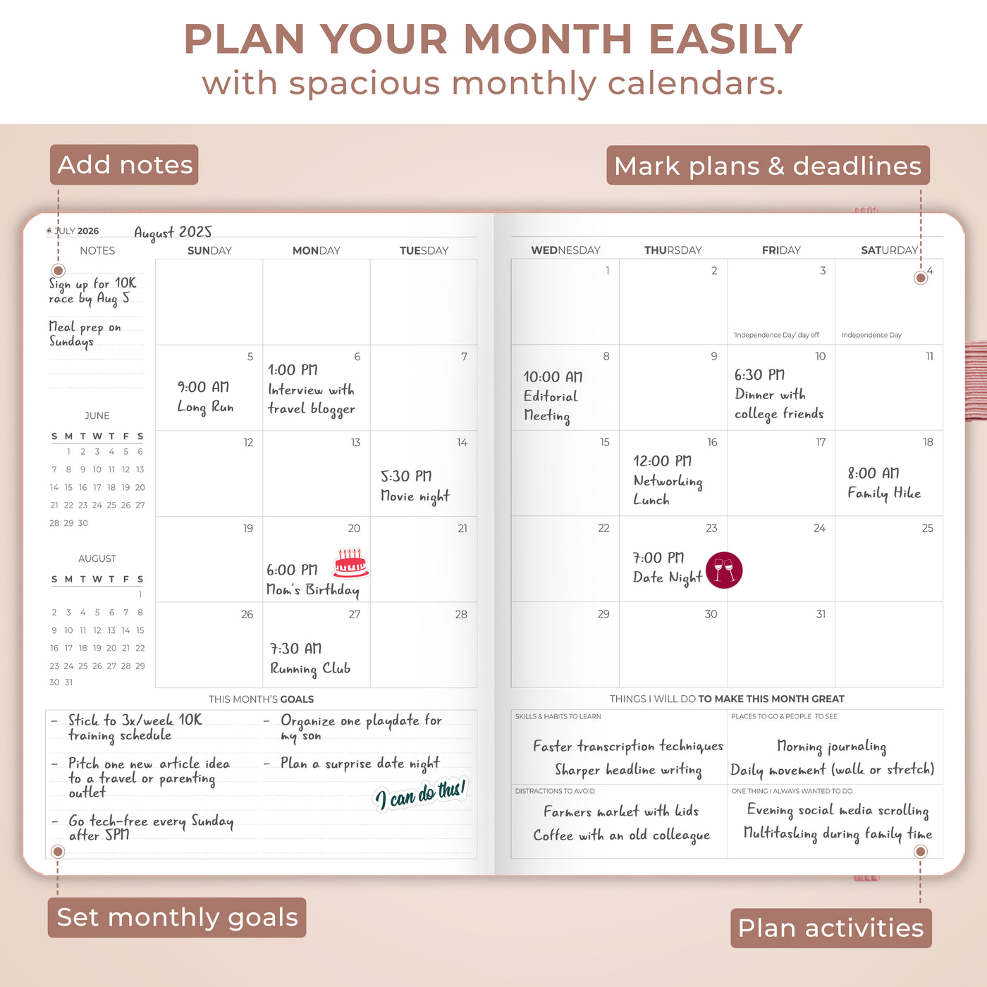 Dated Weekly PRO Premium (A4) 2026