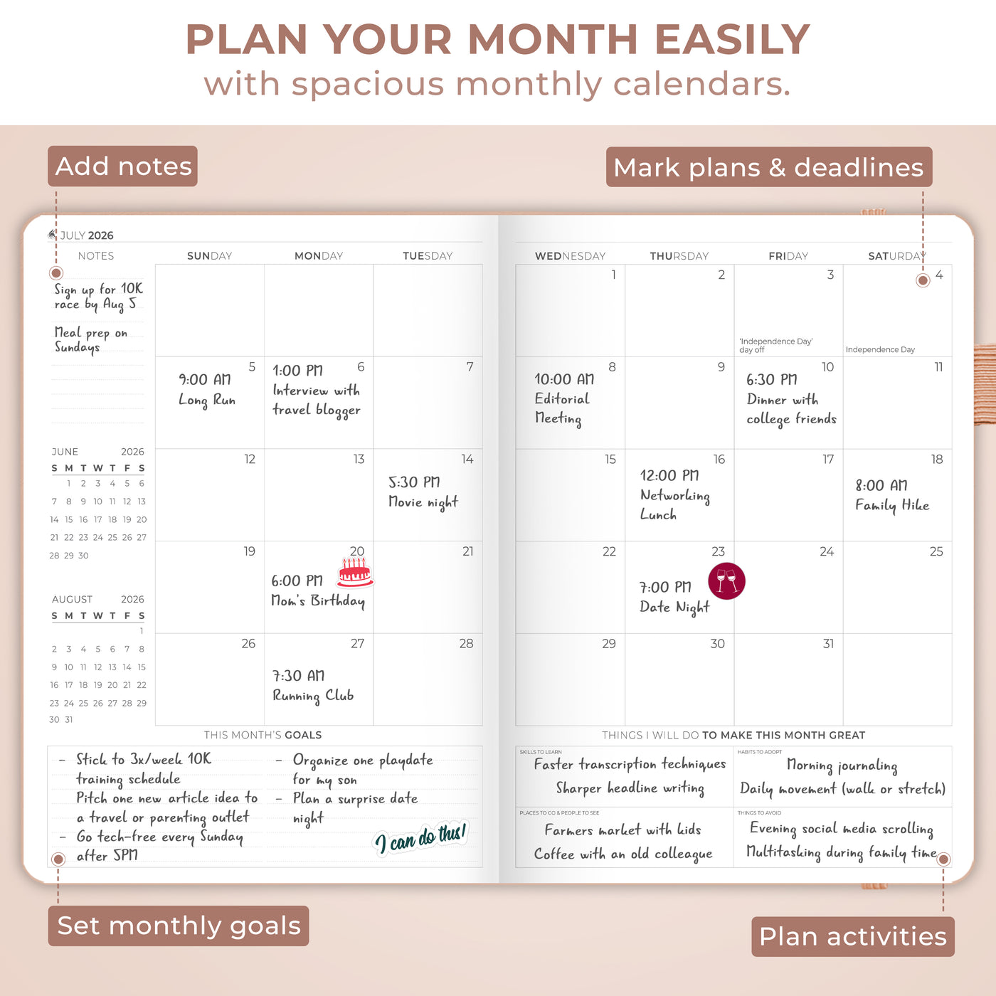 Dated PRO Schedule (A4) 2026