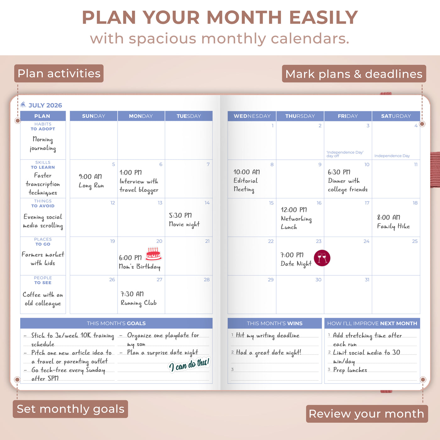 Dated Weekly 2nd Edition (A5) 2026