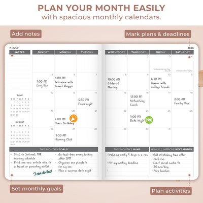 Dated Weekly Planner 2026