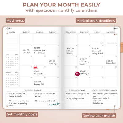 Dated Weekly Planner Premium 2026