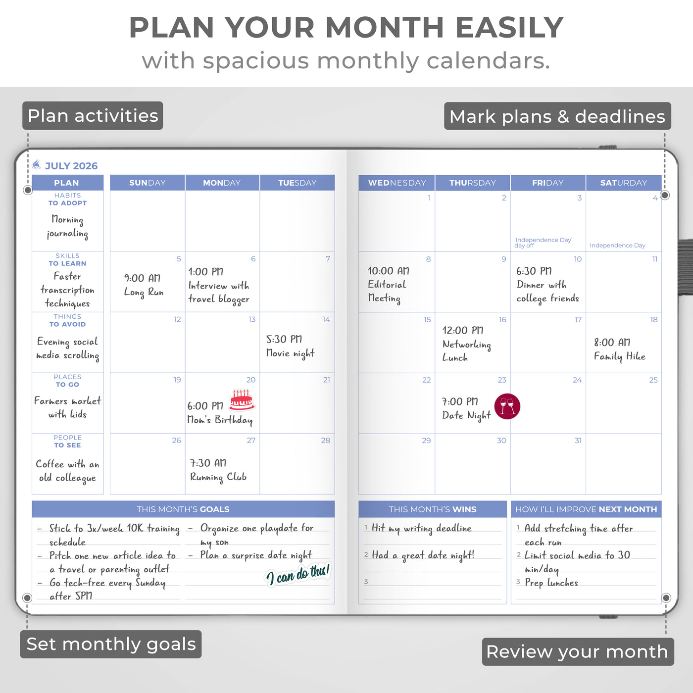 Dated Weekly 2nd Edition (A5) 2026