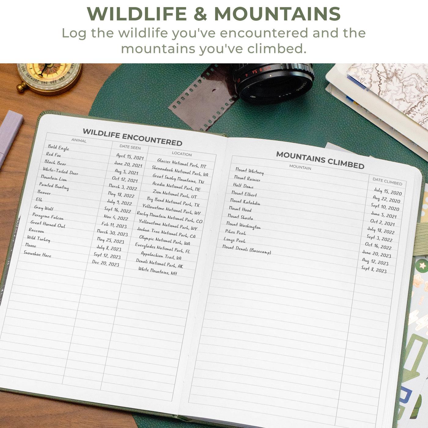 Hiking Journal