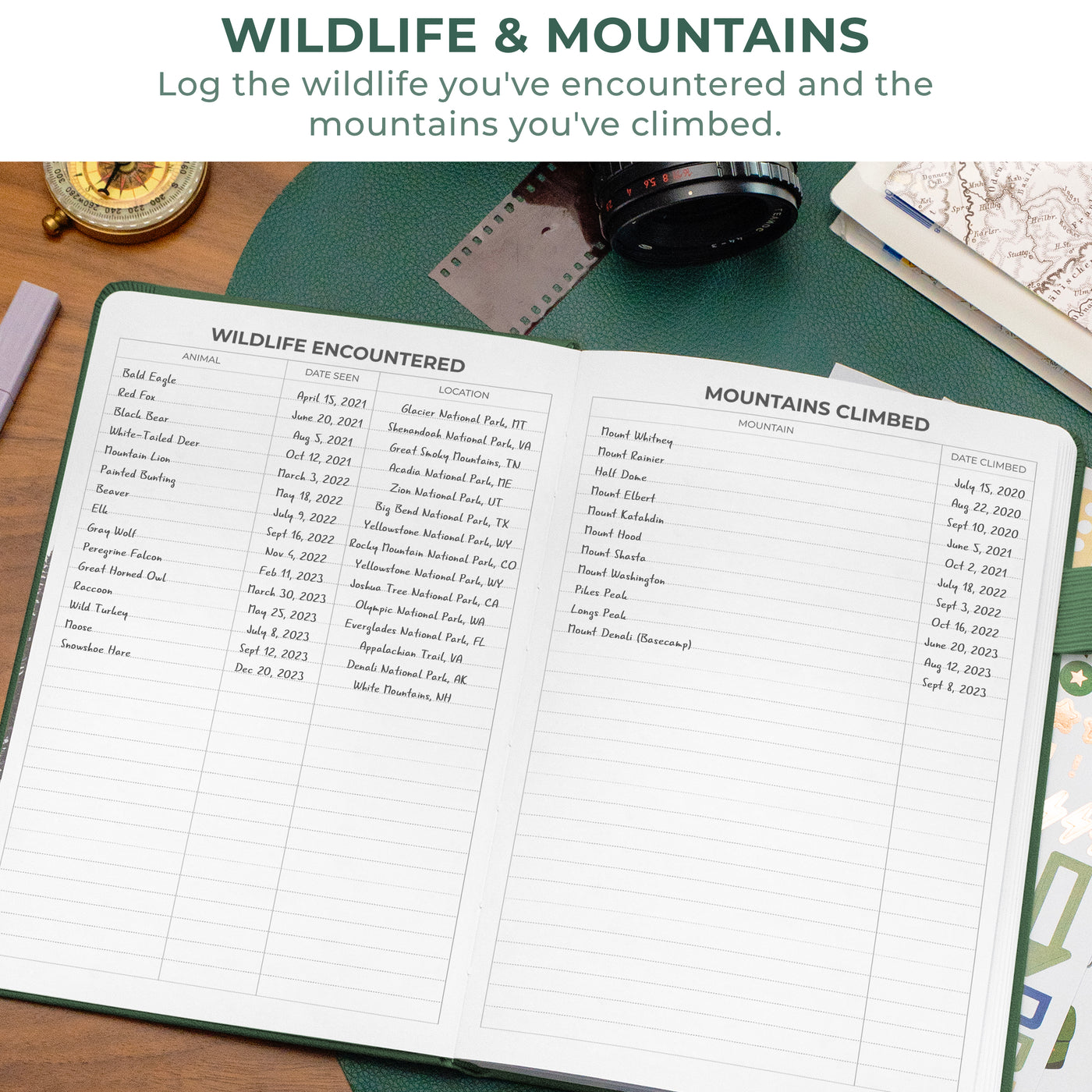 Hiking Journal