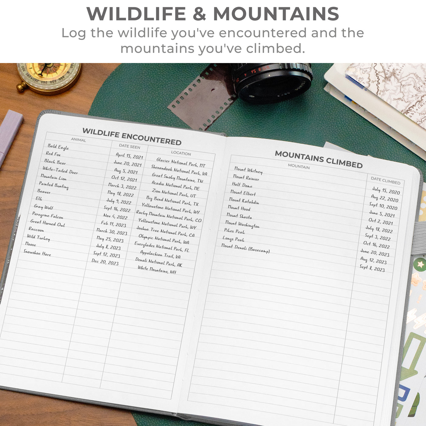 Hiking Journal