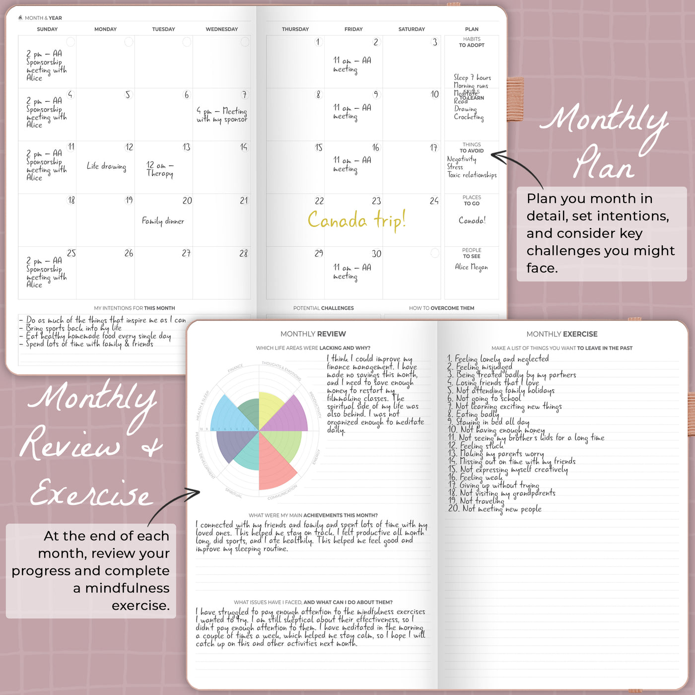 Addiction Recovery Journal Large